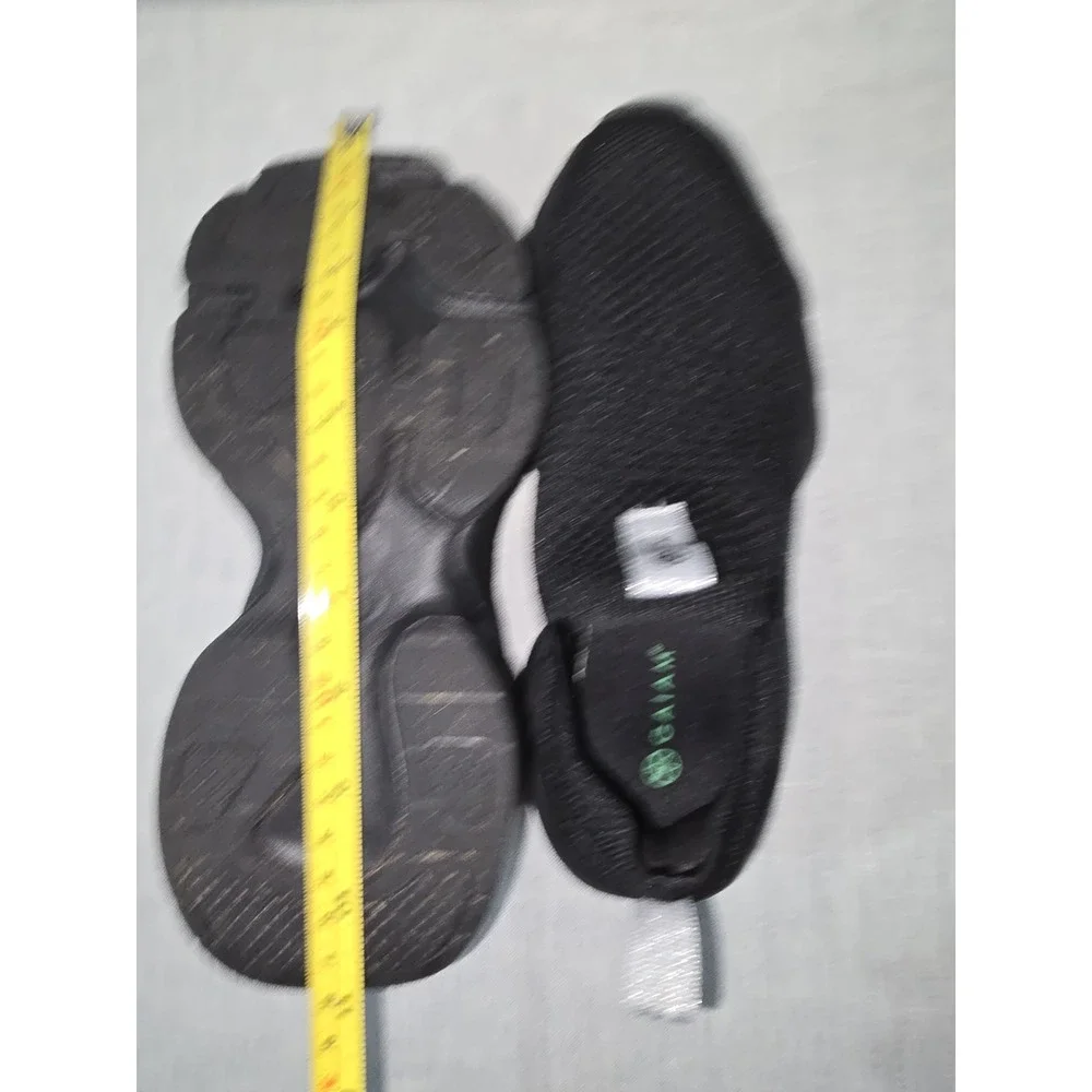 Gaiam Women's Black Slip On Joggers Silver Pull Tab Sneakers Shoes 6.5 M